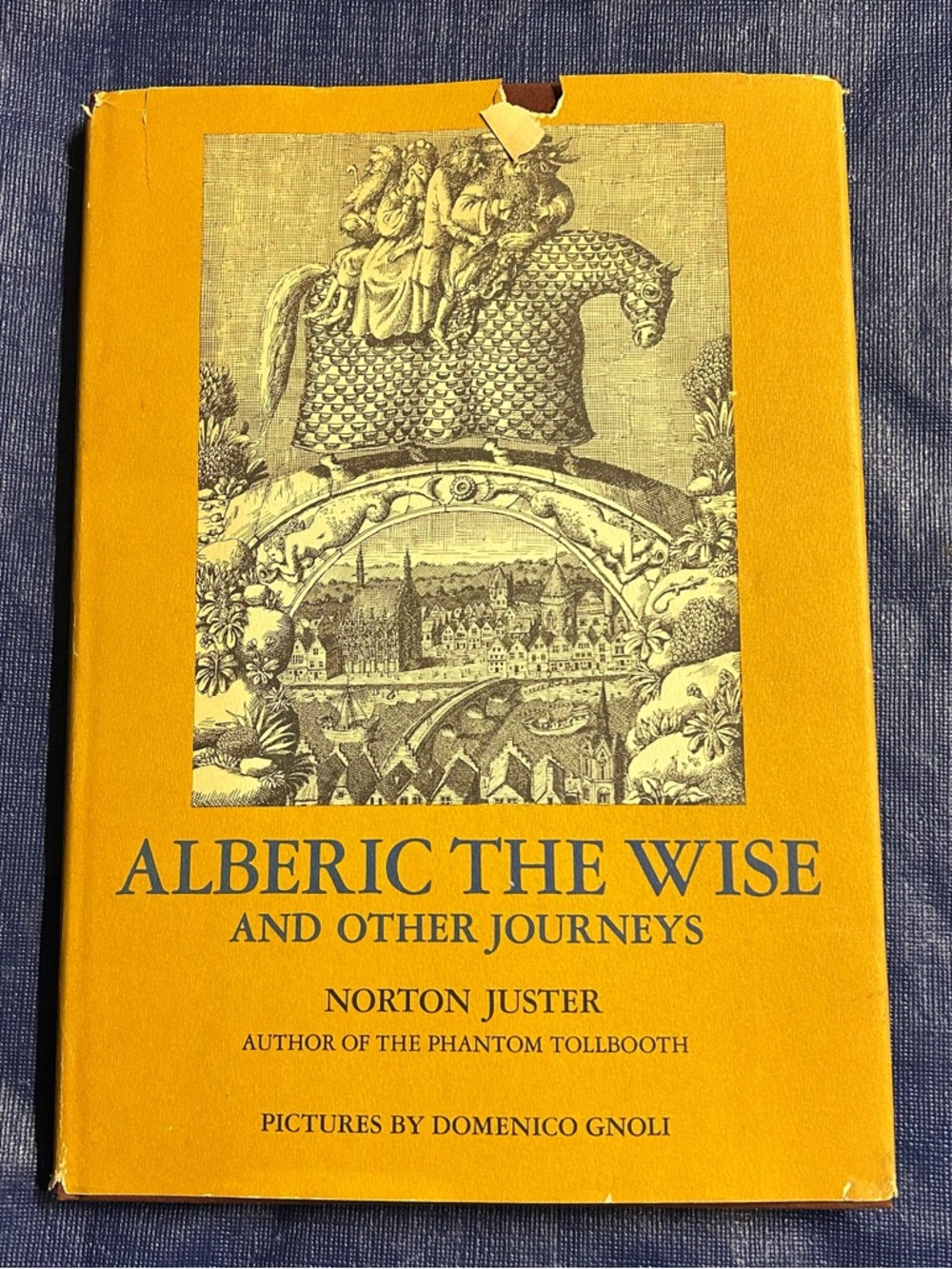 Vintage Alberic the Wise by Norton Juster - Yellow Hardcover